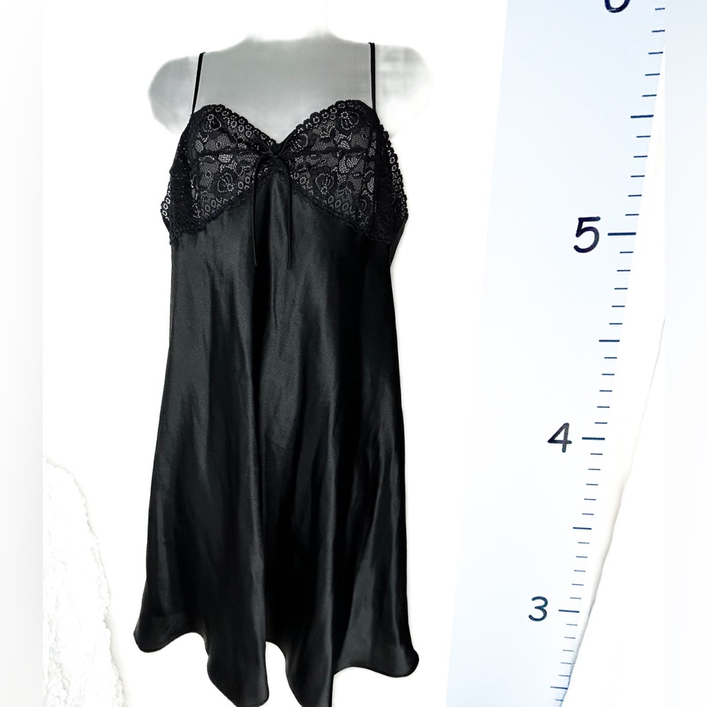 Morgan Taylor Sexy Black‎ Lace Lingerie Large.